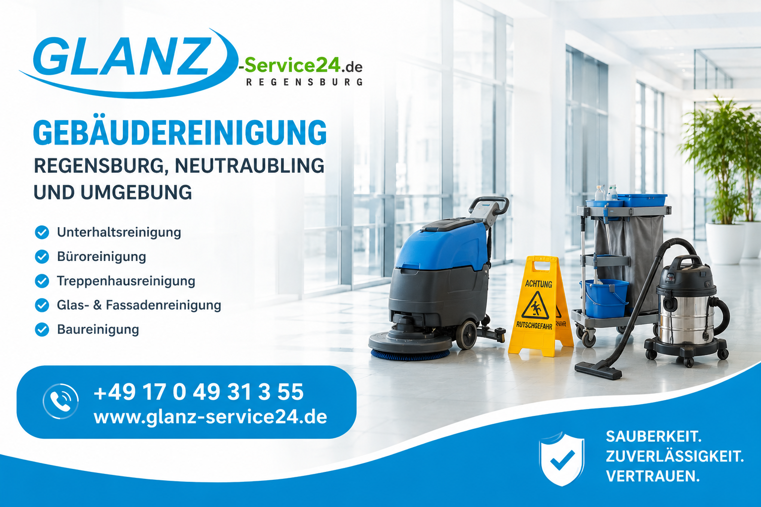 Gebäudereinigung Regensburg GLANZ-Service24